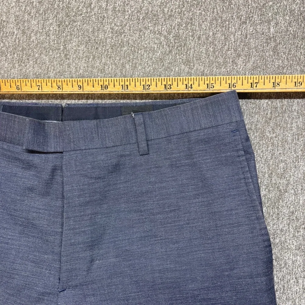 BANANA REPUBLIC Marlane Slim Fit Flat Front Dress Pants Mens 32x32 Wool Blend‎